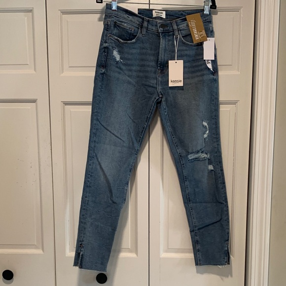 Kensie Vintage Luxe High Rise Denim Jeans - Picture 2 of 5